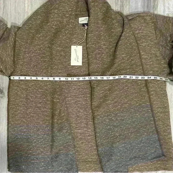 NWT Universal Thread Oversized Open-Front Cardigan Sweater Shrug Tan Size OSFM - Picture 4 of 9